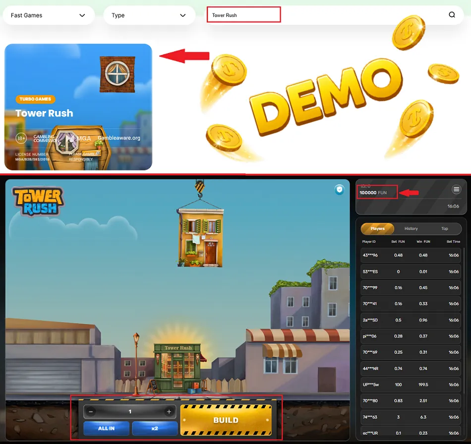 Tower Rush Demo